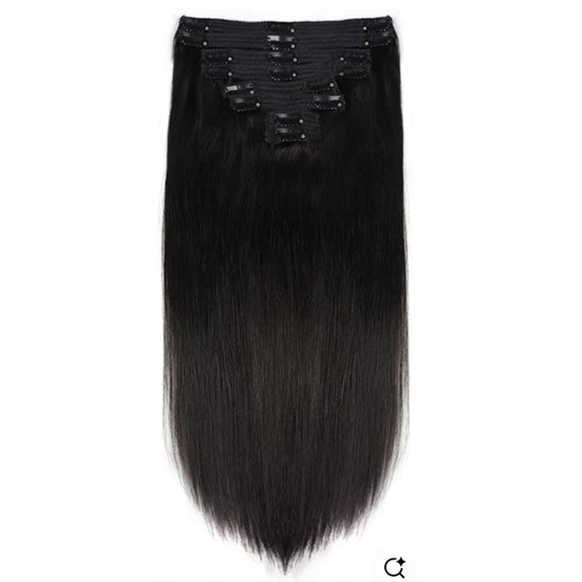 Straight Clip-In Hair Extensions | 100% Virgin Human Hair