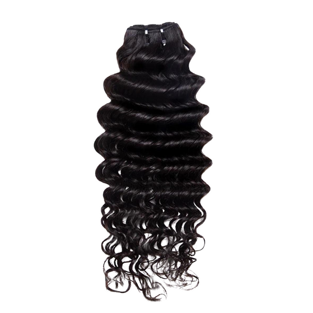 Deep Wave Hair Extensions Bundles – 100% Virgin Human Hair, Defined Waves