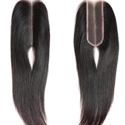 Straight 2x6 Lace Closure – 100% Virgin Human Hair, HD Transparent Lace, Slim Base for Middle Part, Silky Straight Texture, Seamless Natural Blend